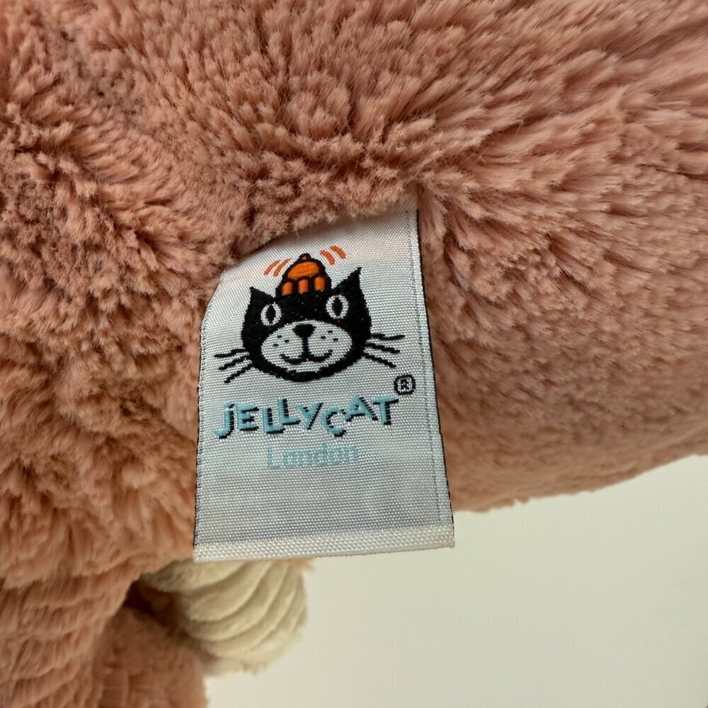 Jellycat Odell Octopus Pink Plush Stuffed Animal Large - Picture 6 of 6